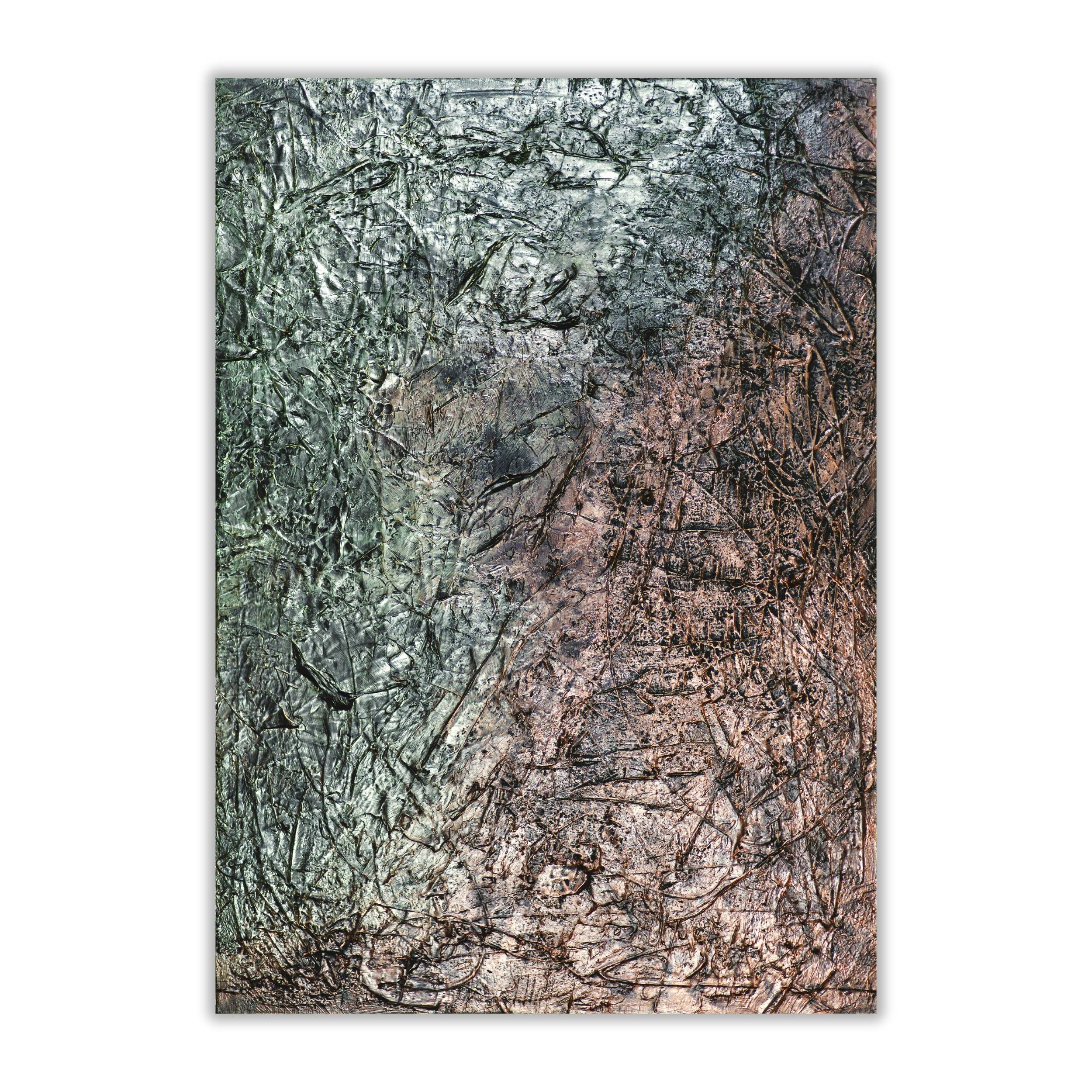 Organic Texture Abstract Wall Art | Stone Bark Inspired Digital Print
