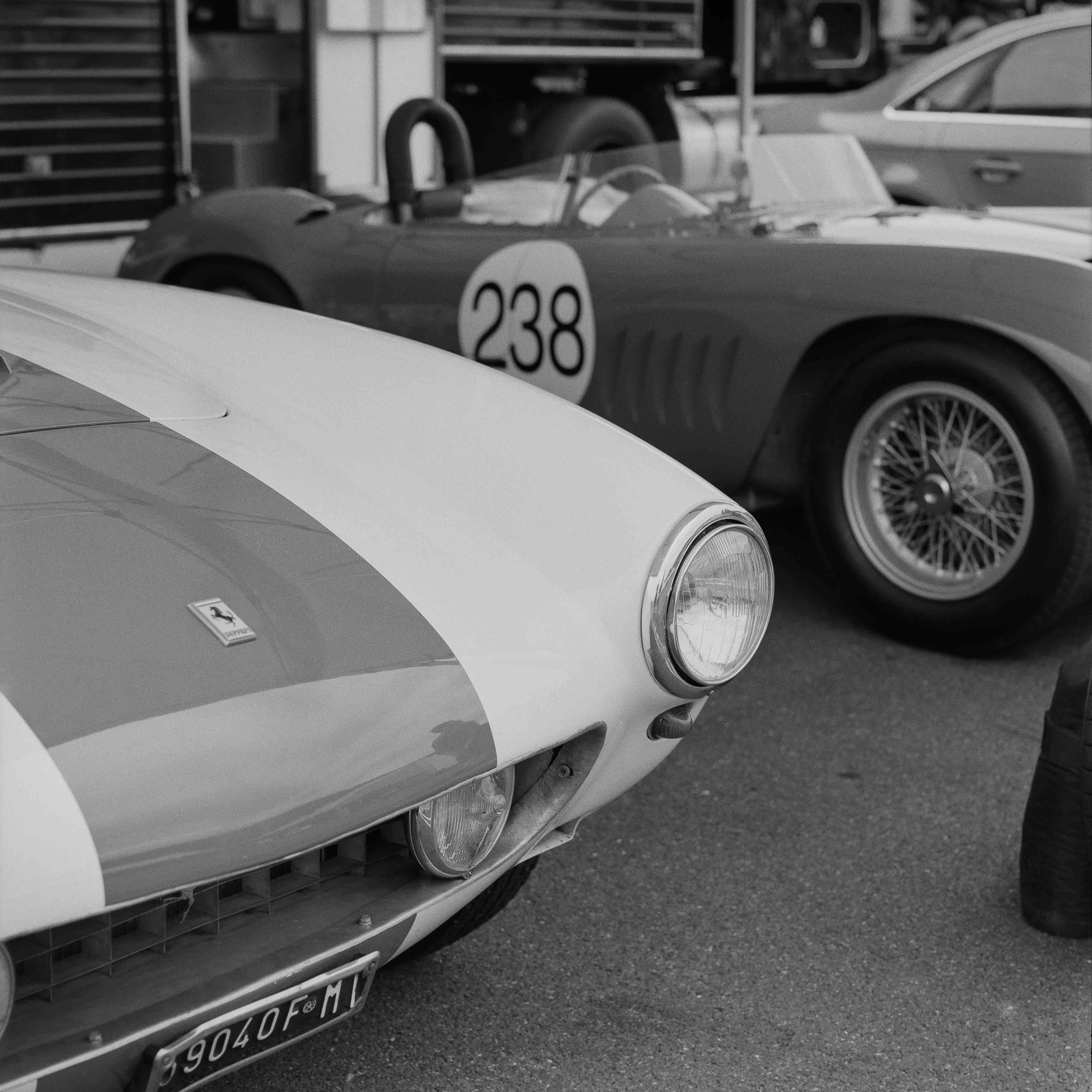 Ferrari 250 SWB, Maserati 300S, LRP, undated