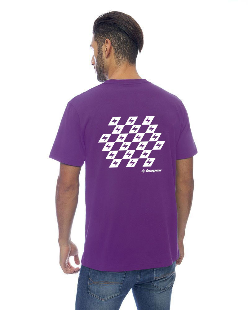 POLO MORADO REFLECTIVO LUMINO - DISEÑO PATRÓN