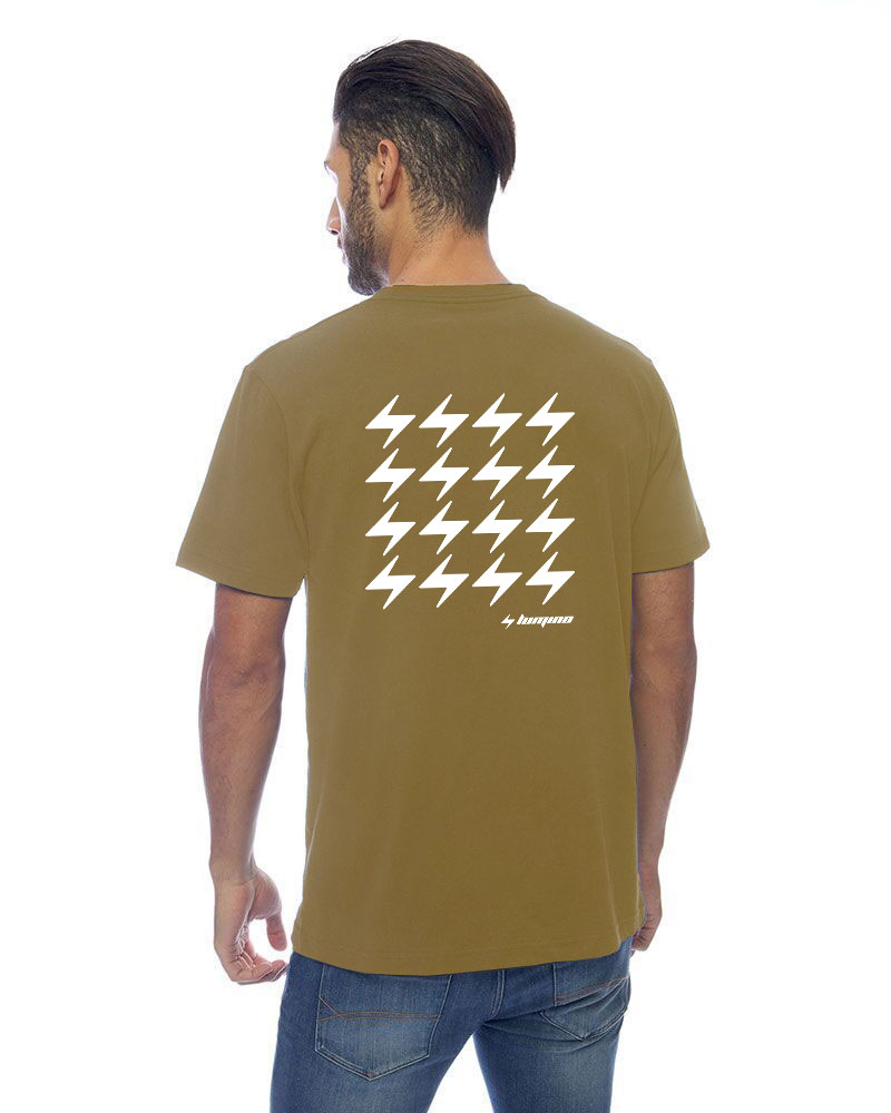 POLO MARRON REFLECTIVO LUMINO - DISEÑO THUNDERBOLT