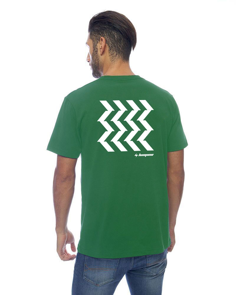 POLO VERDE REFLECTIVO LUMINO - DISEÑO CHEVRON