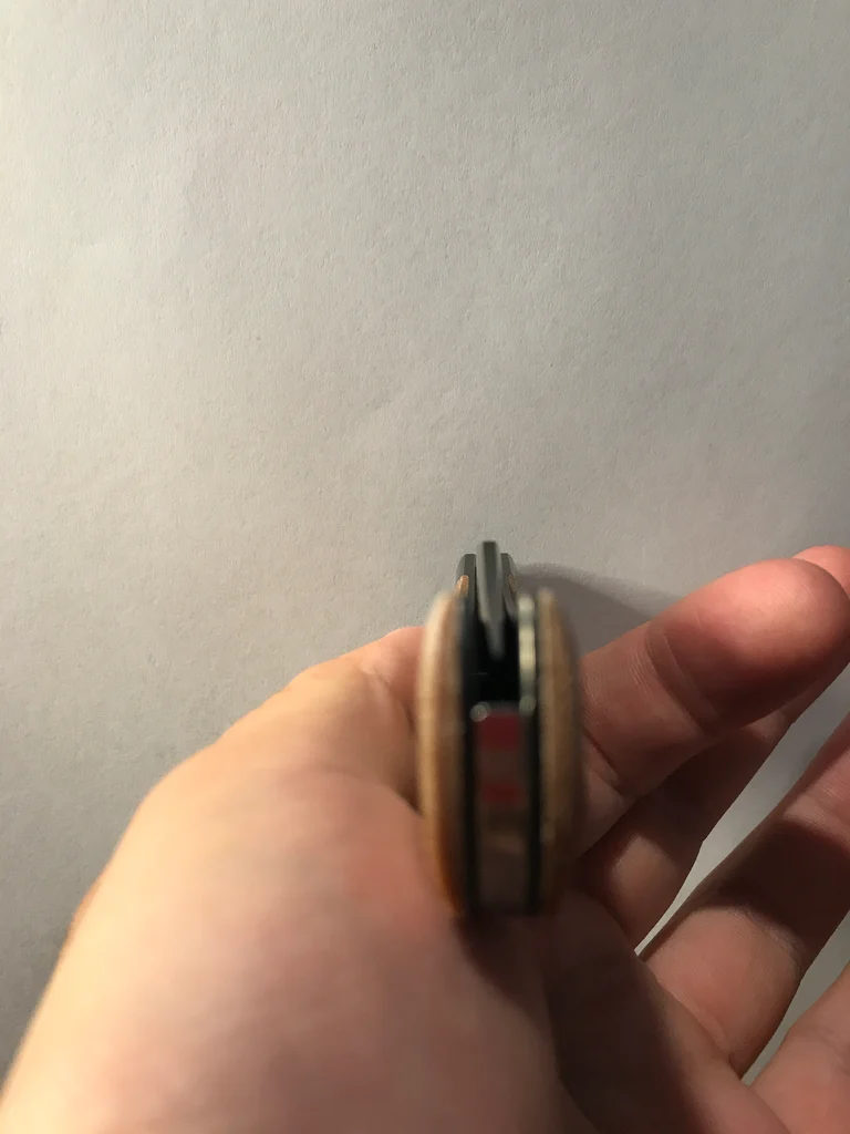 Lenny's Clip 159/200 - Coated Natural Micarta