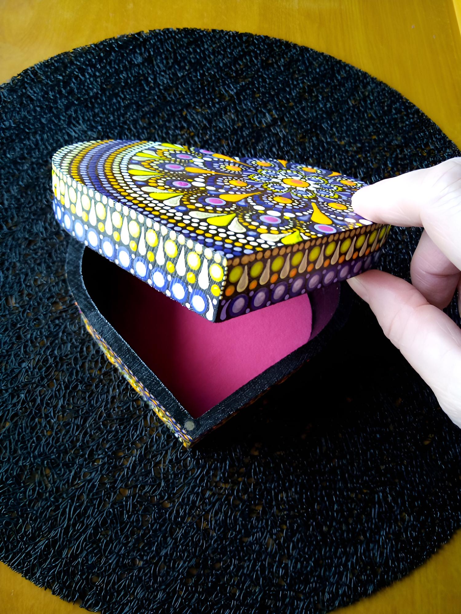 Boite en forme de coeur