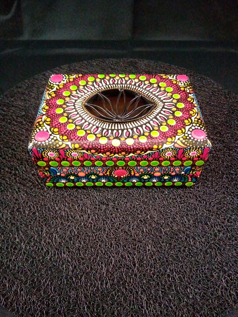 Boite rextangulaire Lotus