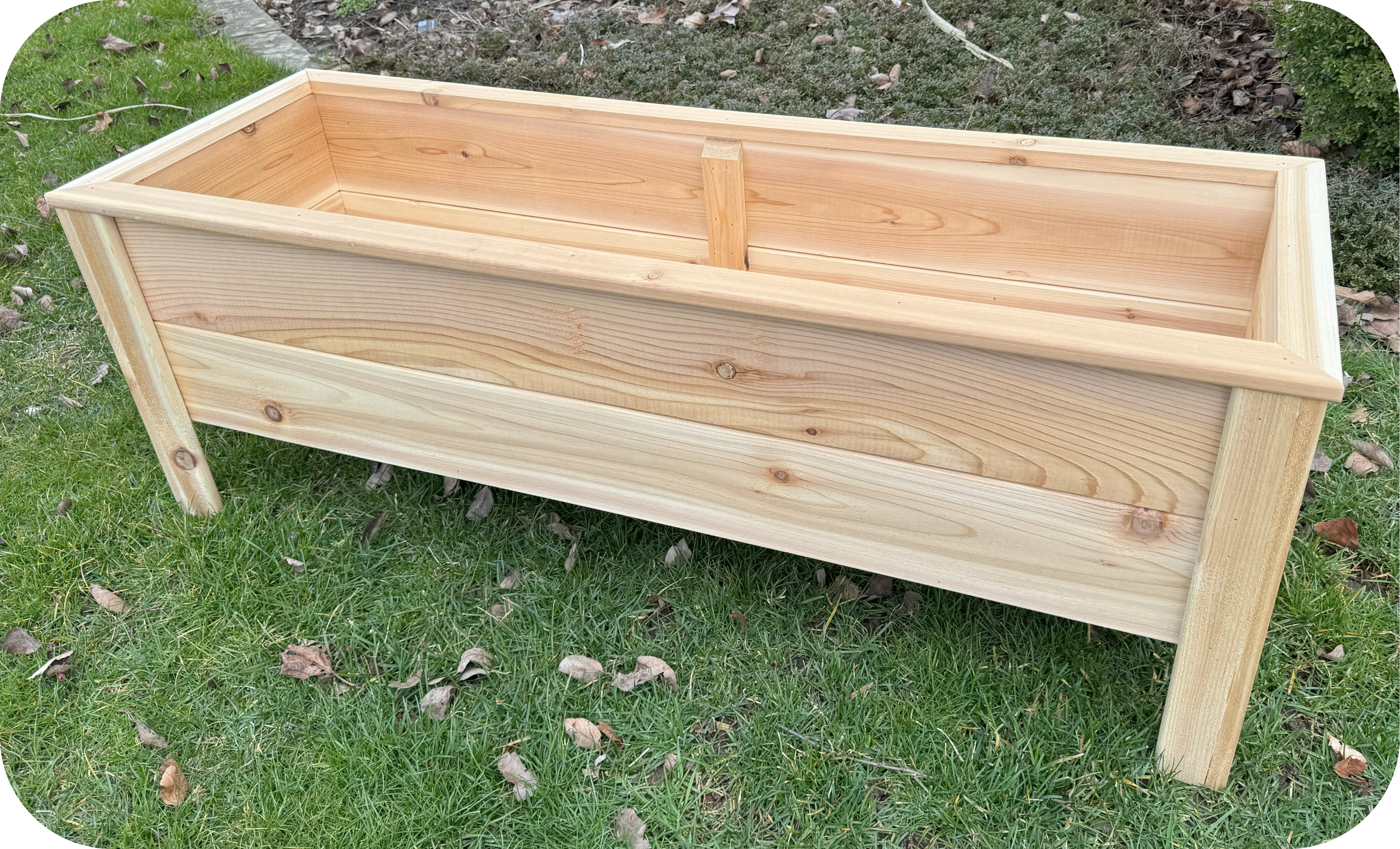 Cedar Planter Box, raised