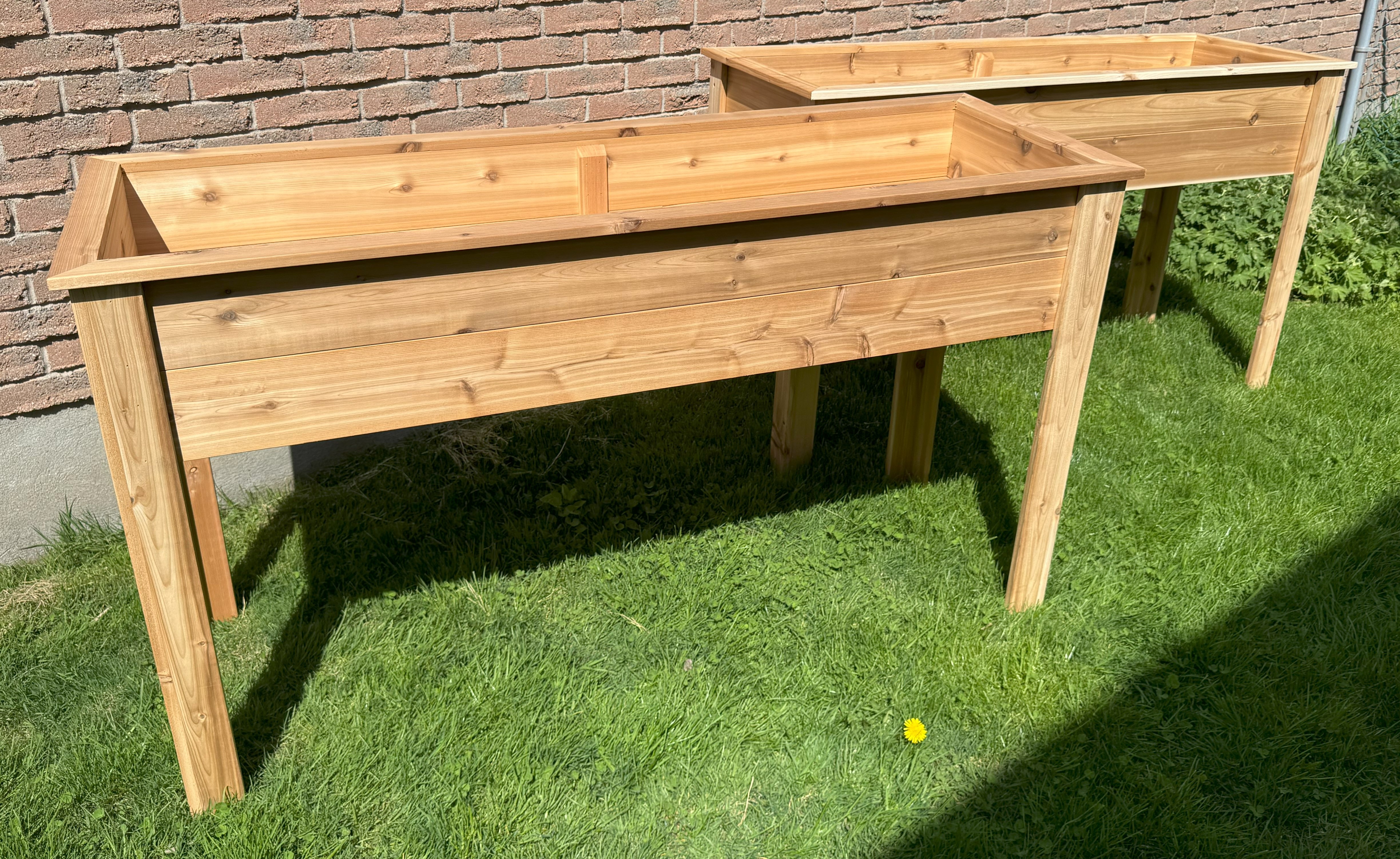 Cedar Planter Box, raised