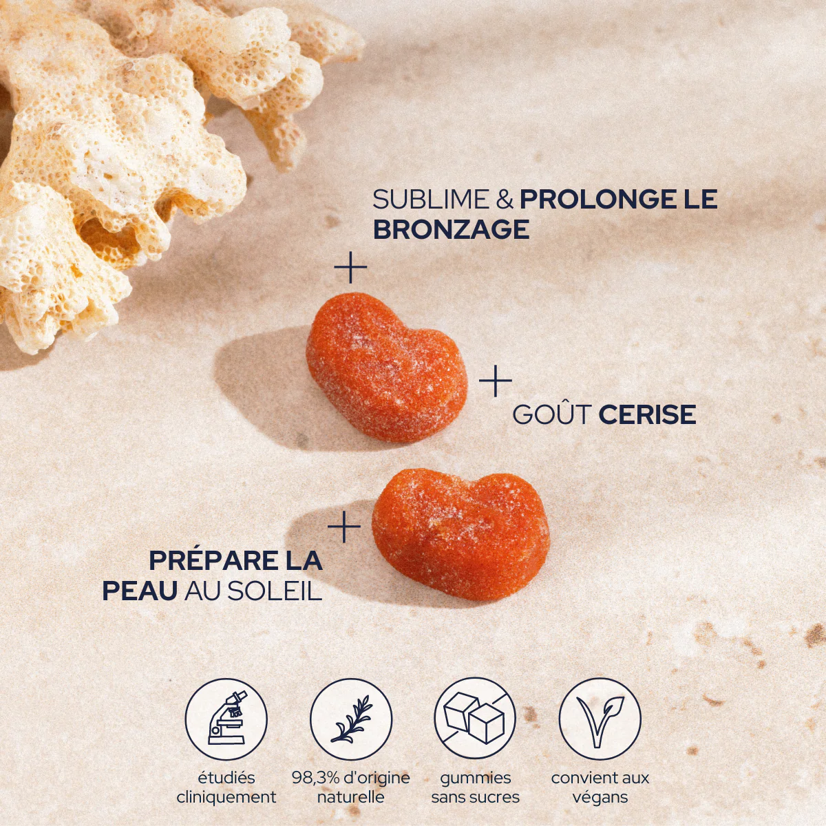 EYCURE Gummies solaires (sans sucre)