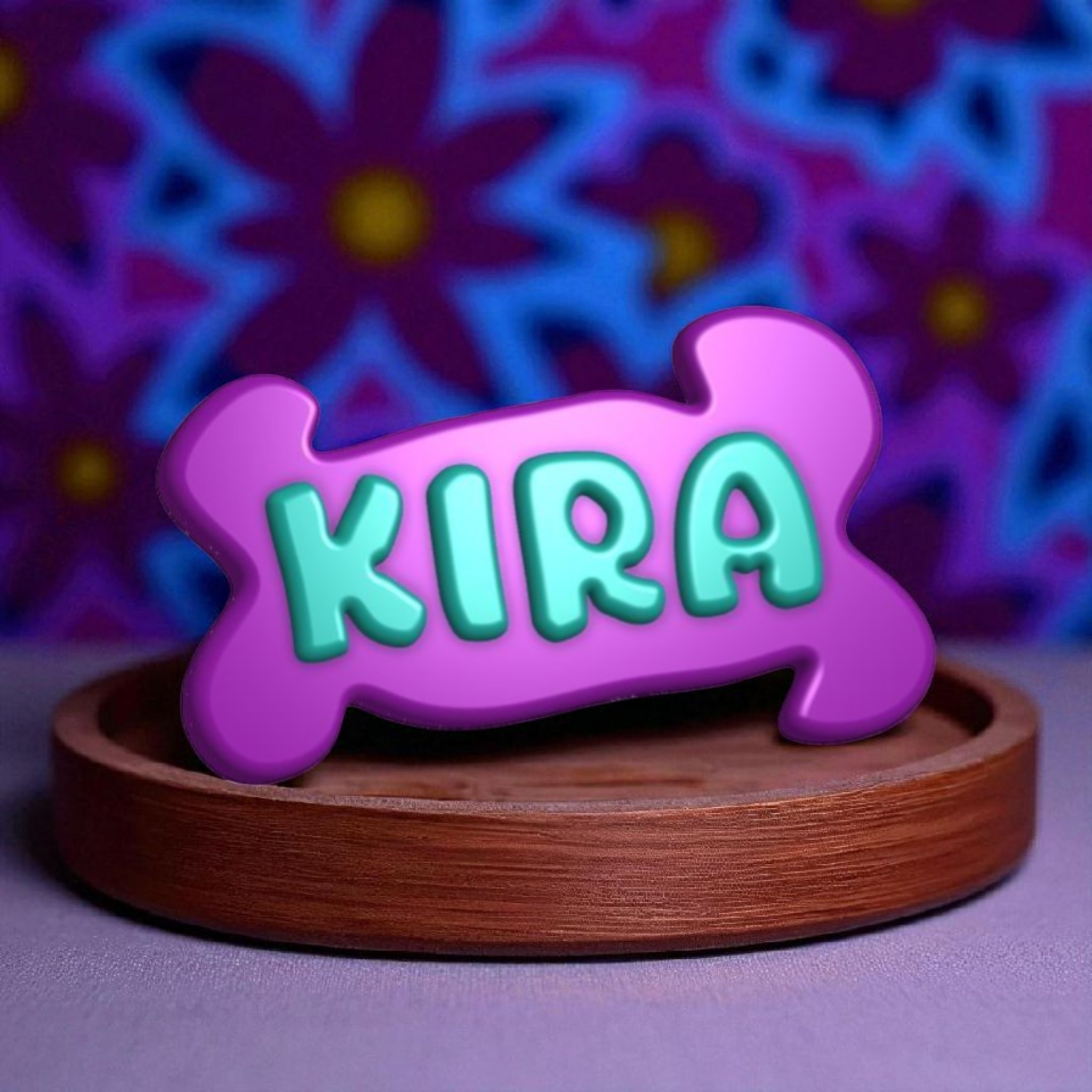 Placa de identificación personalizada para mascotas con datos de contacto y tag NFC