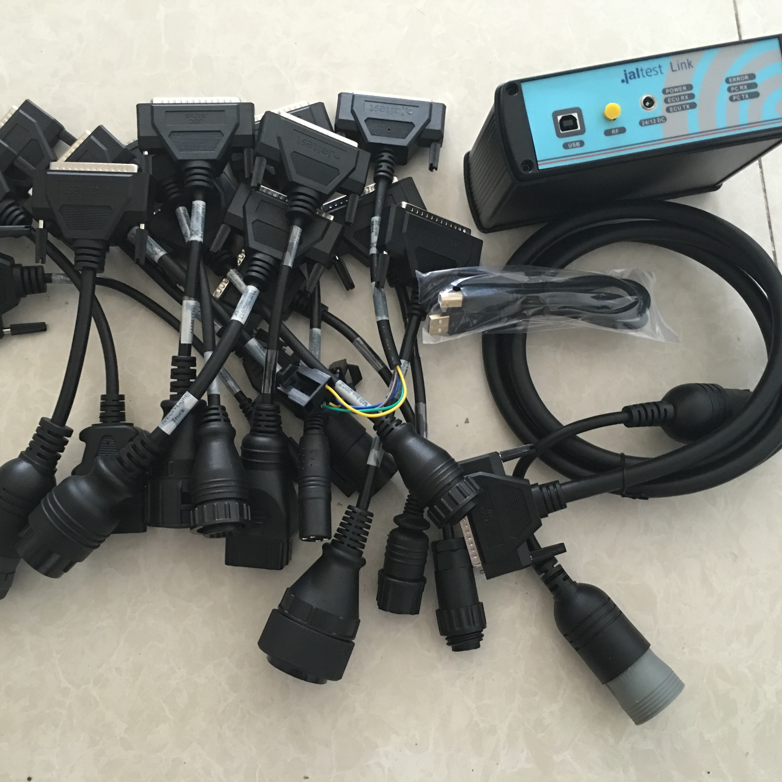 V2012 ialtest Link OBD2 Truck Scanner For Paccar Peterbilt Kenworth Freightliner Sterling Westernstar International Mack Renault Hino Jaltest Link Truck Diagnostic Tool