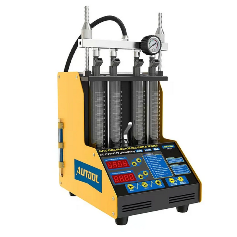 AUTOOL CT150 Car Injector Tester Ultrasonic Cleaning Auto Fuel Injectors Cleaner For Vehicle Repair 4 Cylinder Diagnostic Tool