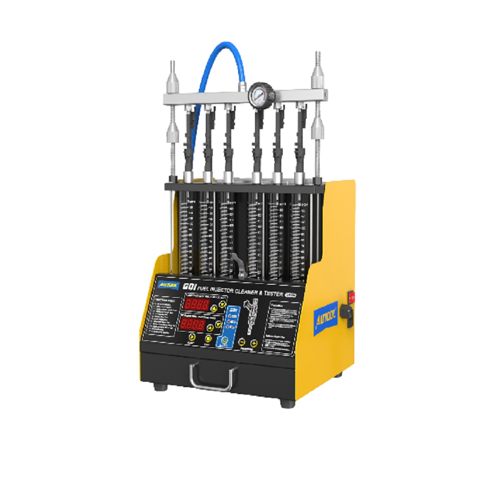 Autool CT400 GDI EFI FEI Fuel Injector Cleaner & Tester Machine 6 Cylinders Fuel Injector Cleaner Tester for Car & Motorcycle