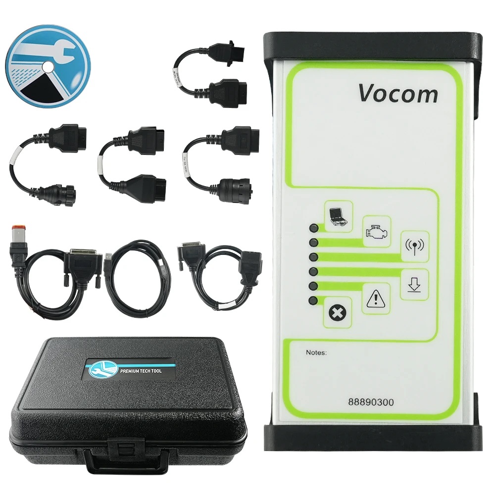  For Volvo VOCOM 88890300 technology truck diagnostic tool, construction excavator diagnostic scanner diagnostic tool OBDII Truck Diagnostic Scanner