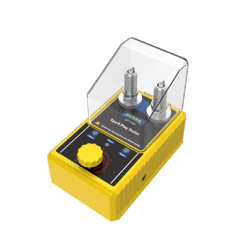 10Pcs/lot Autool SPT101 Car Spark Plug Tester with Auto Adjustable Double Hole Detector Ignition Plug Analyzer 110V 220V for 12V Vehicles