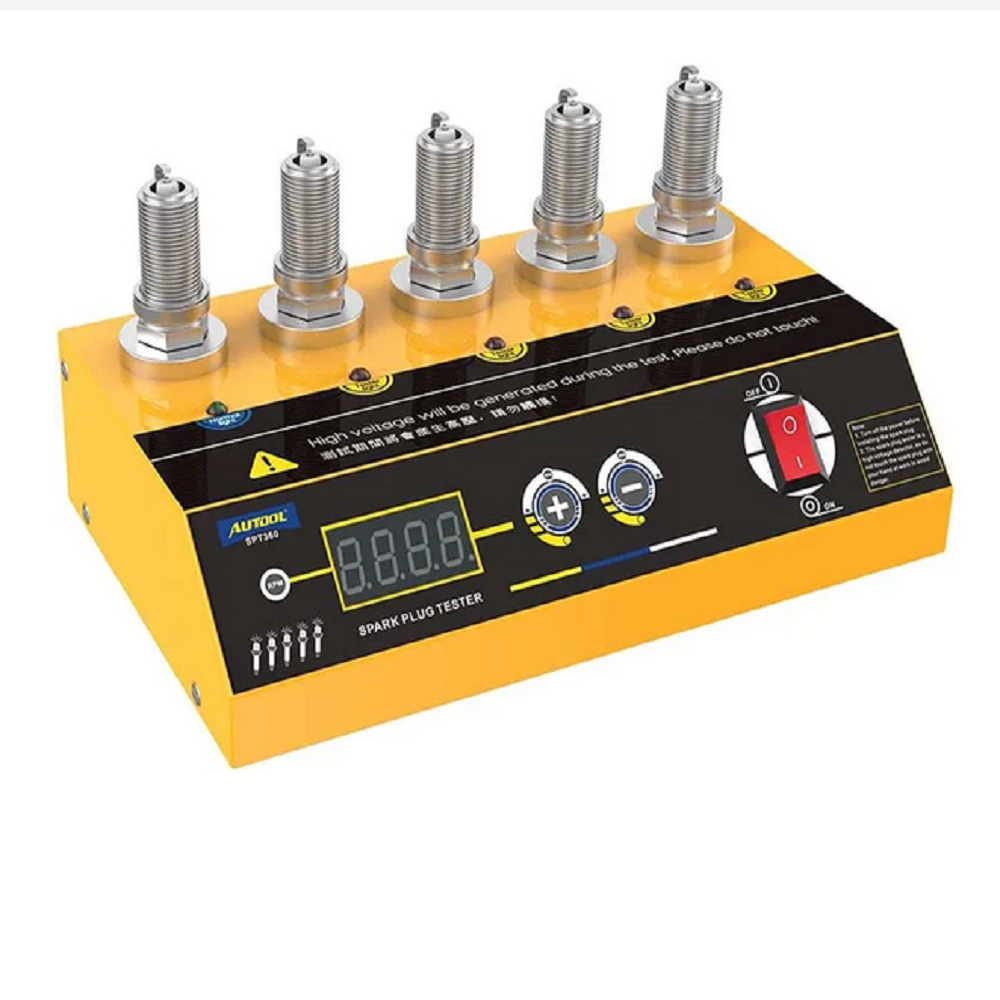 Autool SPT360 Original Car Spark Plug Tester Ignition Testers 110V Automotive Diagnostic Tool 5 Hole Spark Plug Analyzer