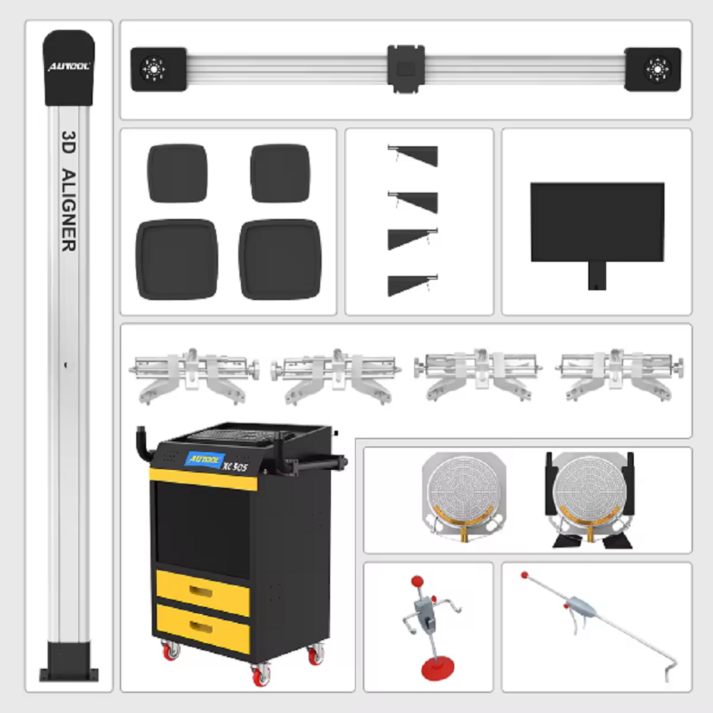 Autool XC505 3D Four-Wheel Aligner Universal Wheel Aligning Machine Car Alignment Machine