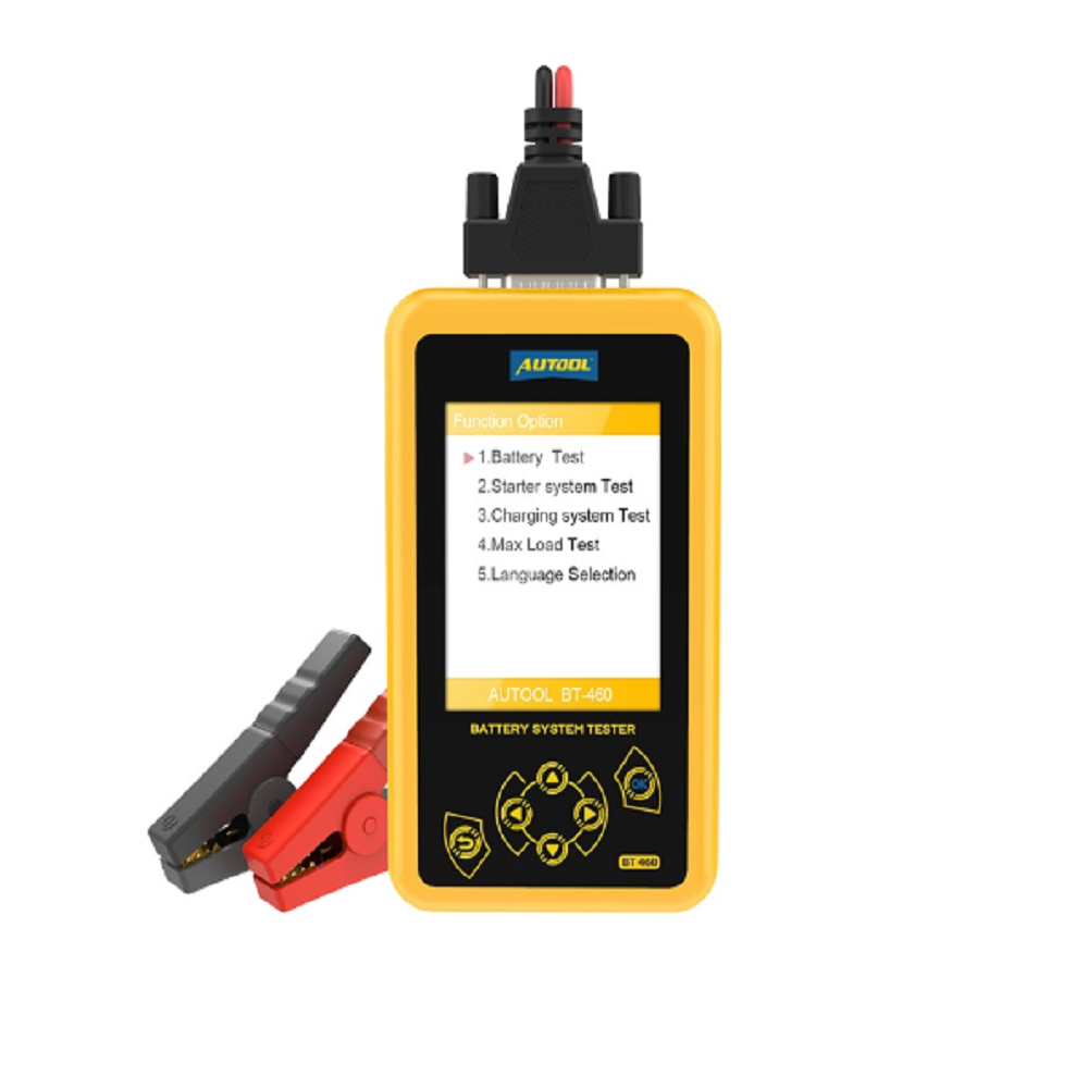 Autool BT460 Car Battery Tester Automobile Battery Analyzer Load Tester Tester Machine Charging Starting Systems Tester 12V 24V