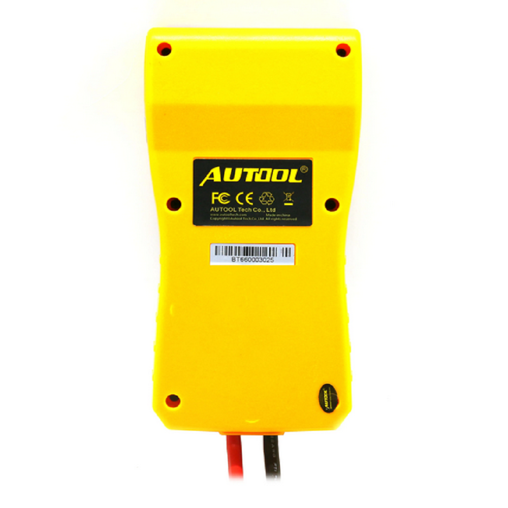 Autool BT660 V2 Battery Tester Car Batteries Measure Tool with Printer Multilanguage Automotive Power System Diagnostic Meter