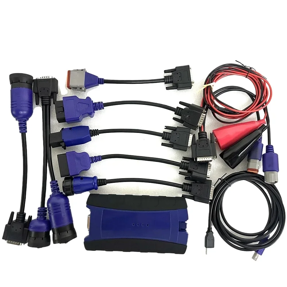 Bluetooth NEXIQ 2 USB Link Diesel Truck Diagnostic Tool Truck Fault Detector OBD2 Truck Scanner Heavy Duty OBD2 Diagnostic Scanner