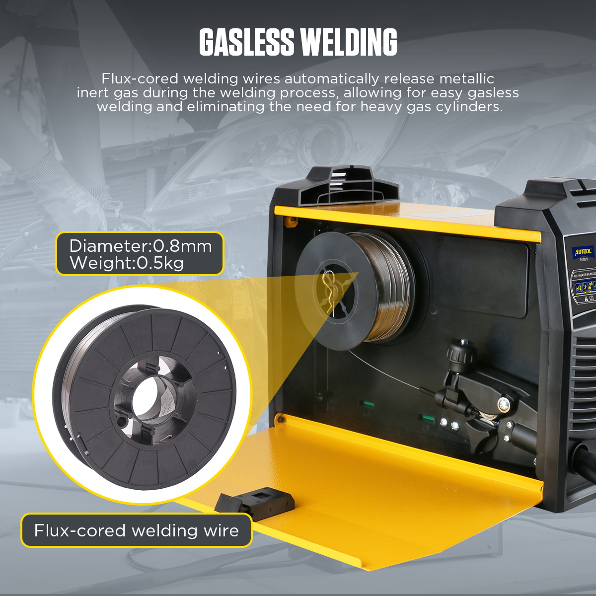 AUTOOL M518 ARC MMA IGBT Welder Portable DC Inverter Electric Spot Welding Machine Car DIY Welders 110V to 240V