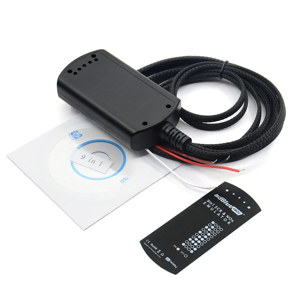 10Pcs/lot Universal Adblue Emulator 9 In 1 Emulation Box  8 In 1 With Programing Emulator Truck Diagnostic Tool For Multi-Brand Trucks For Mercedes/MAN/Scania/DAF/Volvo/Renault/Cummins/Ford