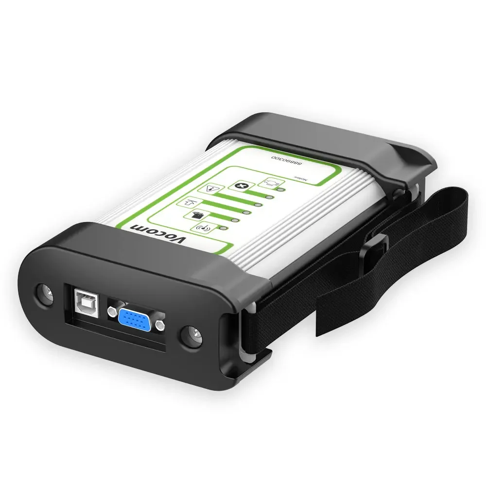 For Volvo Vocom 88890300 Square Head Interface PTT Version Truck Diagnostic Scanner for Volvo/UD/Mack/Renault Truck Diagnostic Tool Heavy Duty OBD2 Scanner