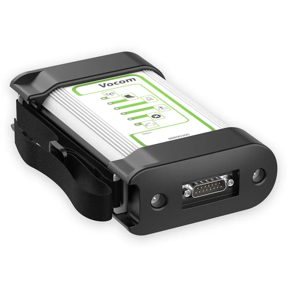 For Volvo Vocom 88890300 Square Head Interface PTT Version Truck Diagnostic Scanner for Volvo/UD/Mack/Renault Truck Diagnostic Tool Heavy Duty OBD2 Scanner
