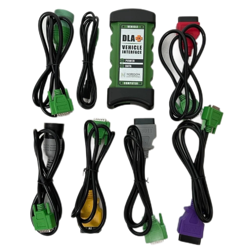 Noregon JPro DLA+ 2.0 2023V3 Vehicle Interface Diesel Truck Fleet Diagnostic Tool Heavy Duty Truck Scanner 2019 JPRO