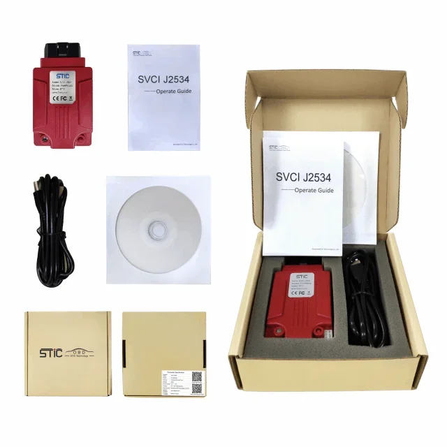 PL Ship SVCI J2534 Diagnostic Scanner for Ford for Mazda Programmer Tool Special  Support Online Module Programming 