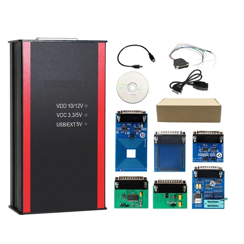 PL Ship  Iprog+ Pro Scan Tools Iprog+ Programmer With 6 Adapters ECU Programmer Iprog ECU Programmer Programming Tools 