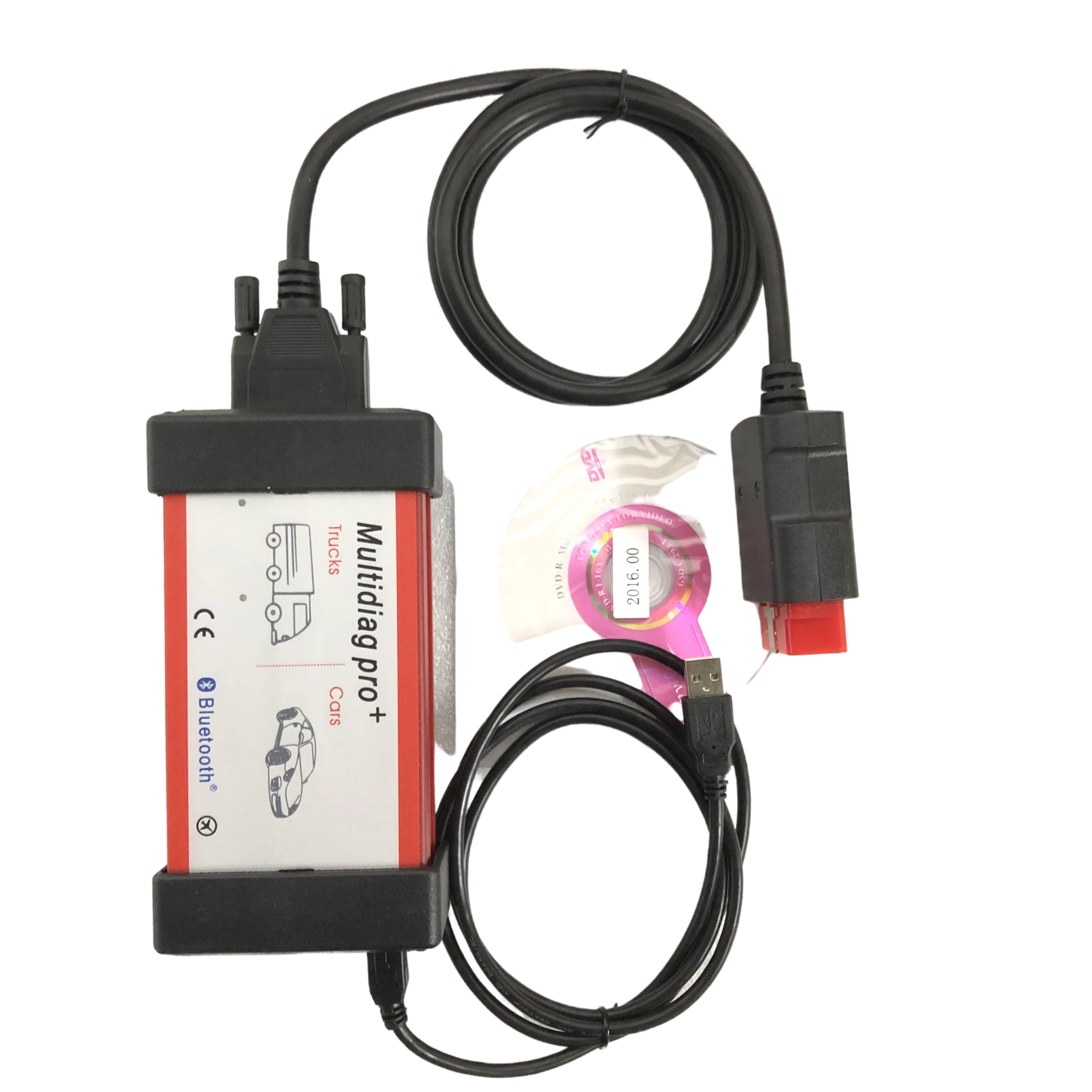 PL Ship V3.0 Red NEC Relays Real 9241A Double PCB Board Bluetooth Multidiag Pro OBD2 Cars Truck Scanner 2021.11Free Keygen Truck Diagnostic Tool