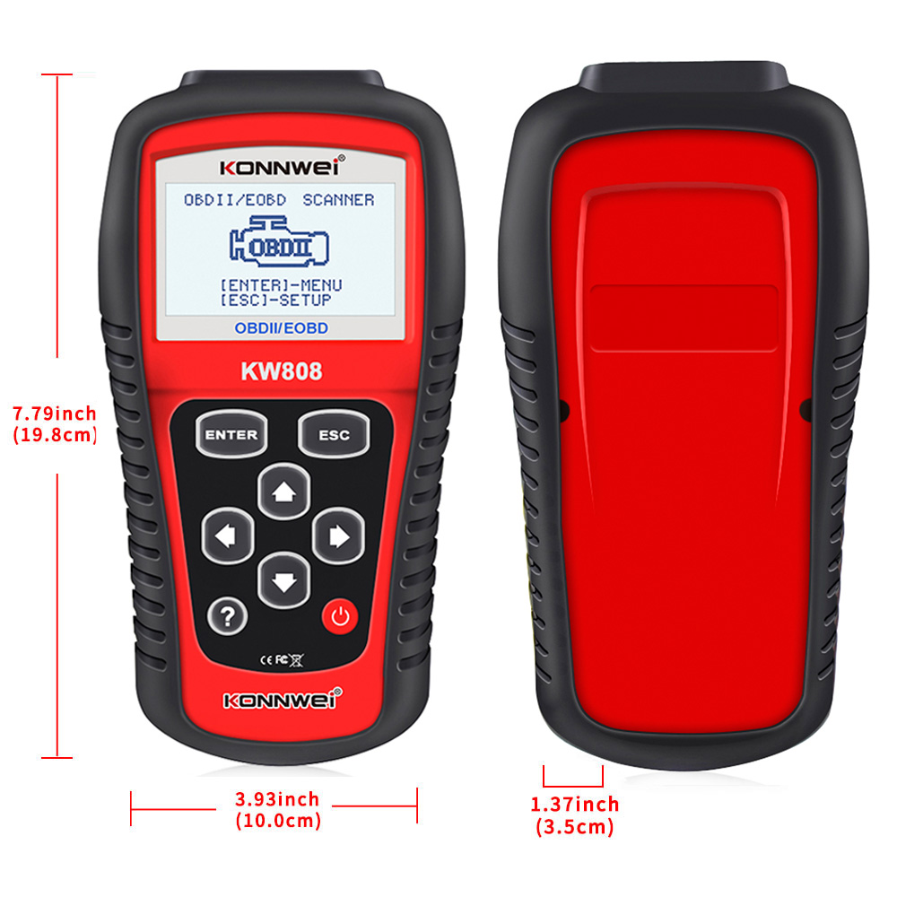 Konnwei KW808 EOBD OBD2 OBDII Auto Diagnostic Scanner