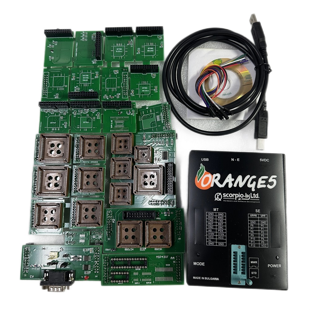 PL Ship Orange5 1.34 ECU Programmer OEM Orange 5 Full Adapters V1.34 Orange5 Enhanced Function Full Orange 5 Programming Device