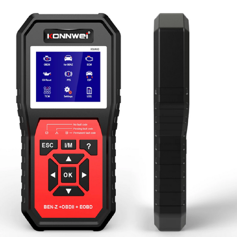 KONNWEI KW460 OBD2 Auto Diagnostic Tools for Mercedes Benz Full System OBD2 Car Scanner Automotive Engine Code Reader Fault Tool