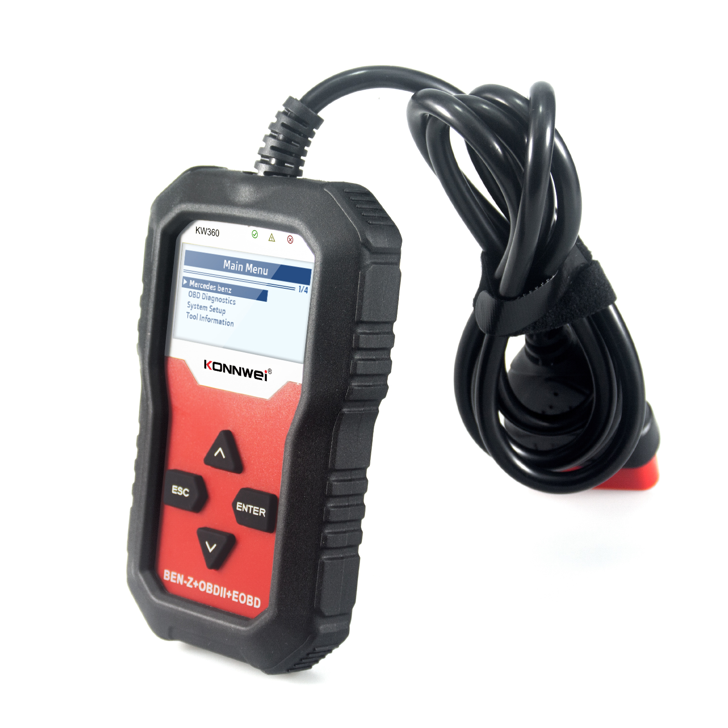 KONNWEI KW360 OBD2 Car Scanner Obd 2 Auto Diagnostic for Mercedes-Benz Full Systems Diagnostic Tool W212 ABS Airbag Oil Reset