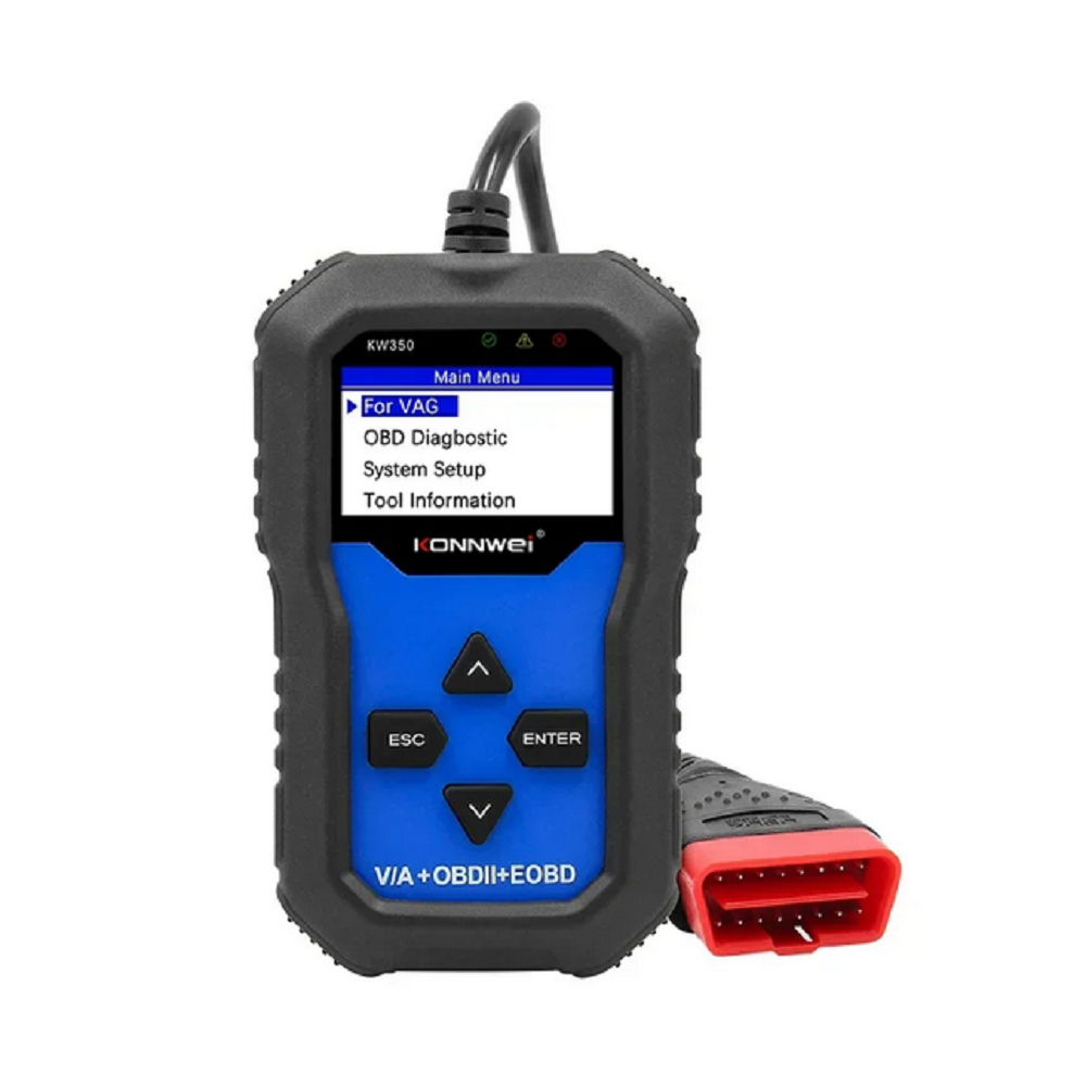 KONNWEI KW350 OBD2 Car Scanner Professional Code Reader Scanner OBD2 Auto diagnostic Tool for AUDI/SEAT/SKODA/VW Golf Obd2