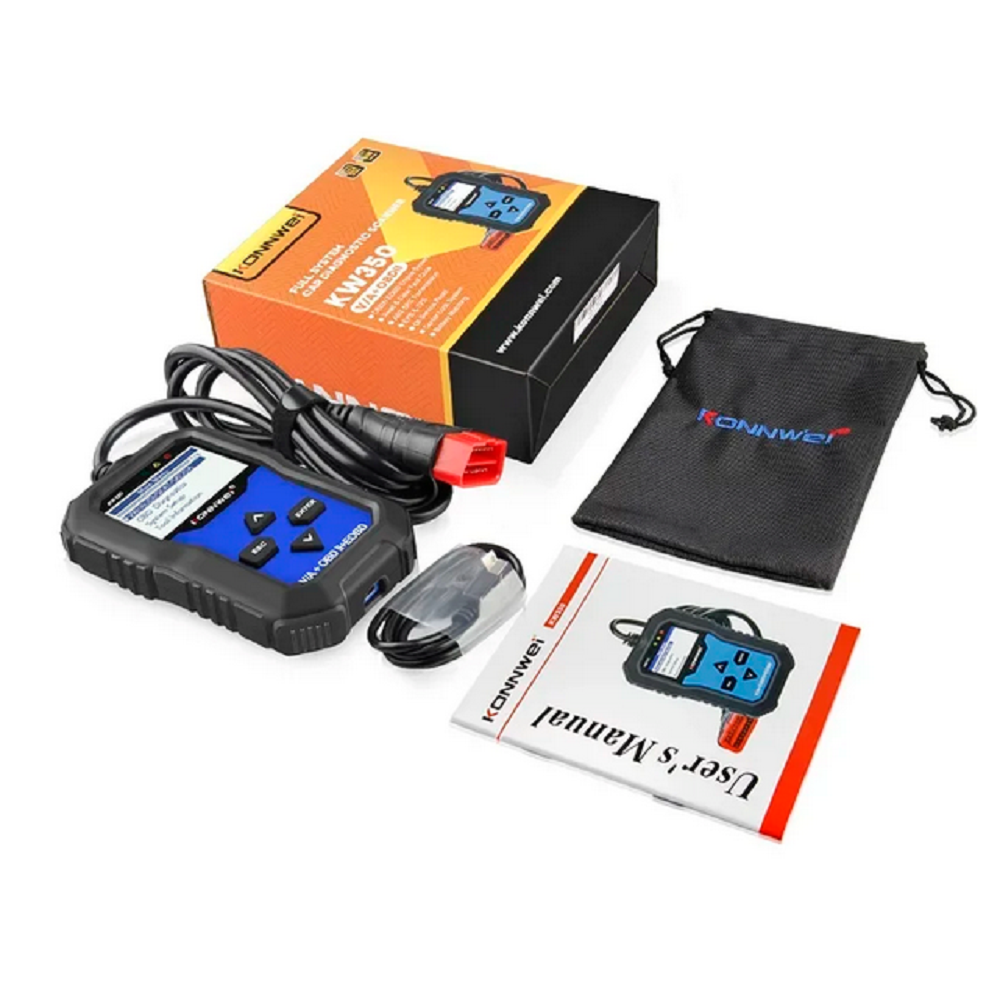 KONNWEI KW350 OBD2 Car Scanner Professional Code Reader Scanner OBD2 Auto diagnostic Tool for AUDI/SEAT/SKODA/VW Golf Obd2