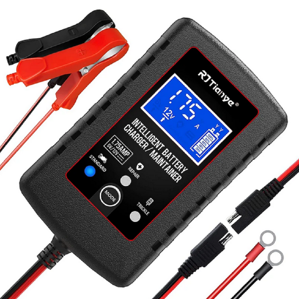 KONNWEI RC-10 12V 10 A 24V 5A Car Battery Charger Full Automatic Fast Charging Pulse Repair Battery Charger Lead Acid AGM Gel