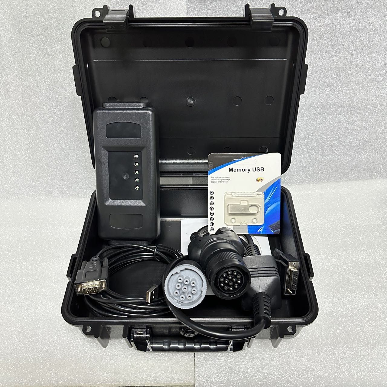 2023A Cat ET4 Adapter 478-0235 with Ethernet Cable OBD2 Truck Scanner for Caterpillar Excavator Truck Diagnostic Tool