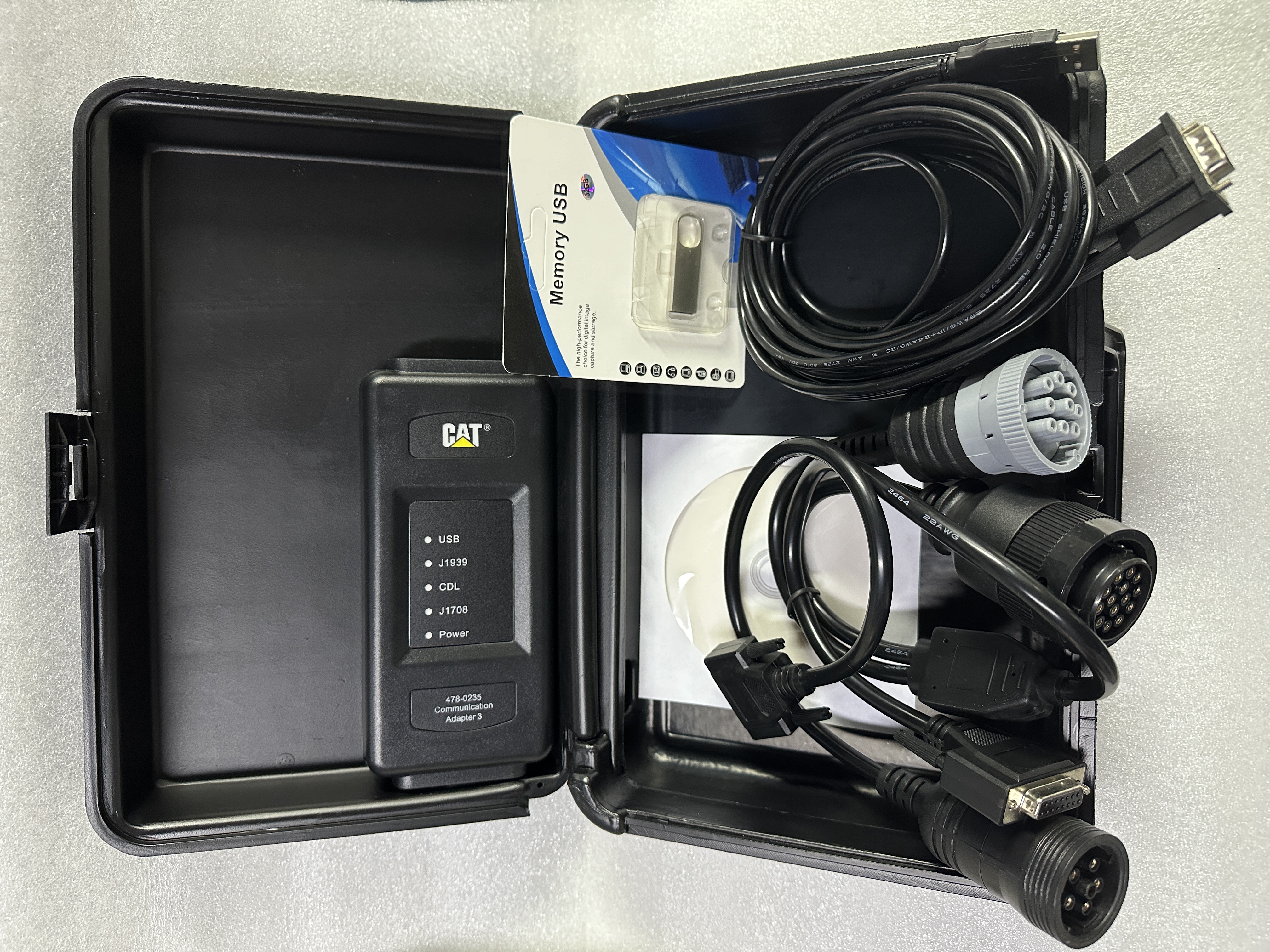 2023A For CAT ET4 Adapter 478-0235 Truck CAT4 Communication Connection ET4 Heavy Duty Caterpillar Scanner Excavator Diagnostic Tool