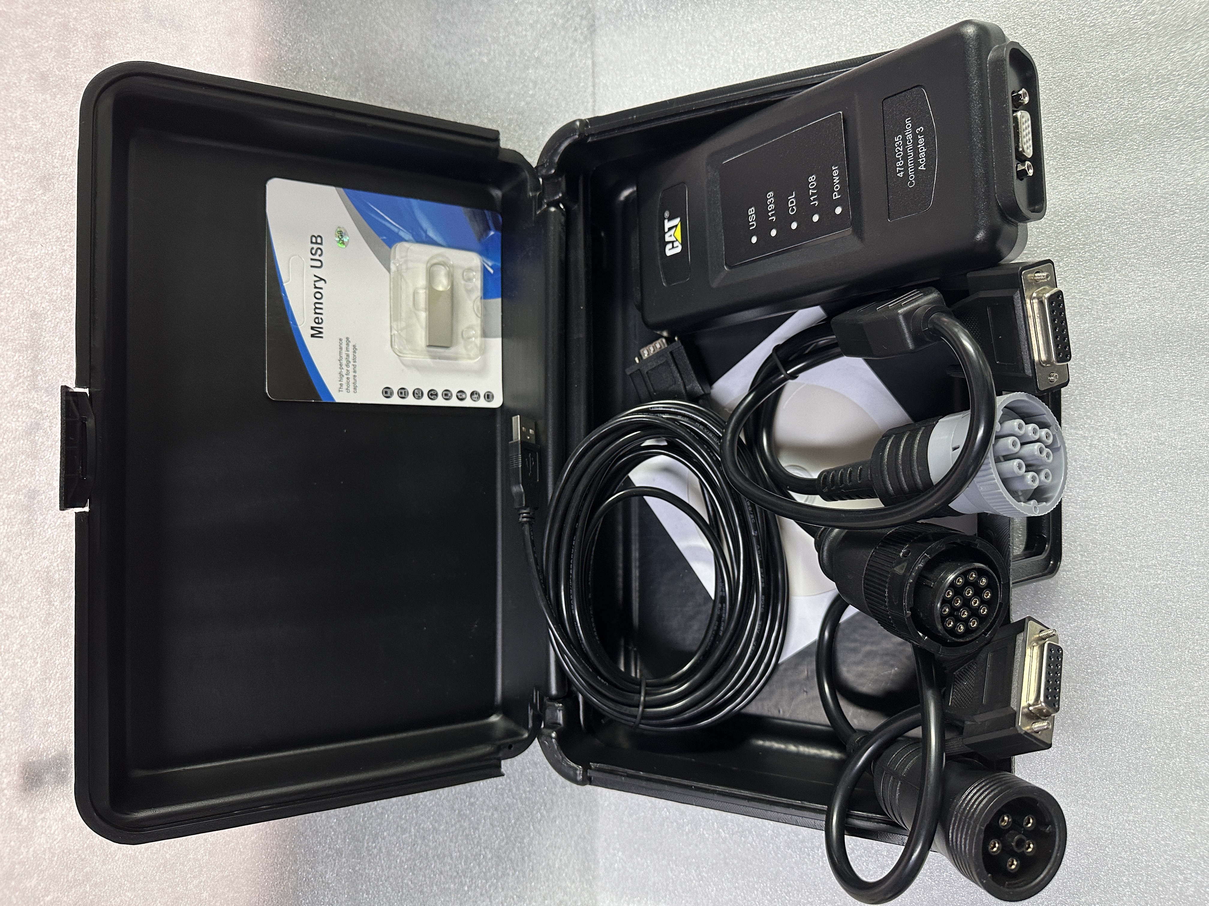 2023A For CAT ET4 Adapter 478-0235 Truck CAT4 Communication Connection ET4 Heavy Duty Caterpillar Scanner Excavator Diagnostic Tool