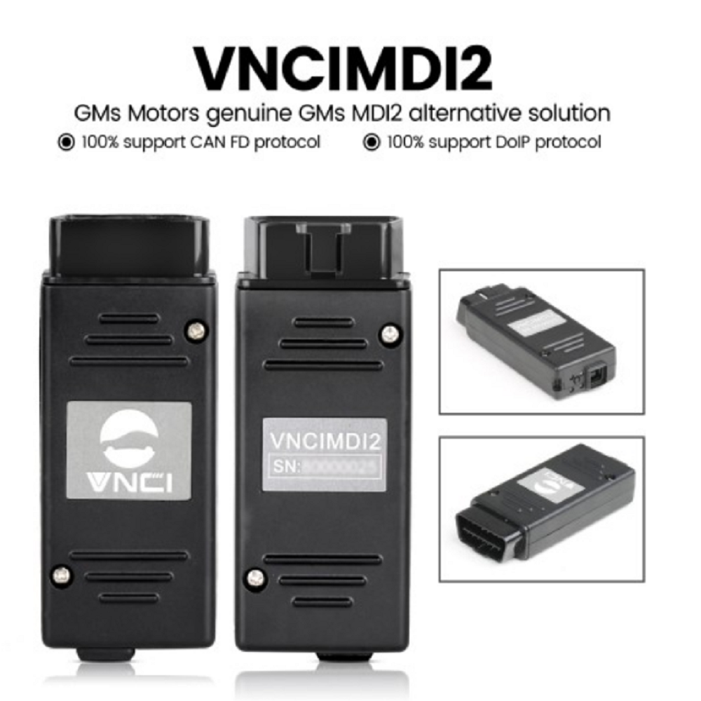 VNCI MDI2 Diagnostic Interface for GM Support CAN FD/DoIP Compatible with TLC, GDS2, DPS,Tech2win Offline Software