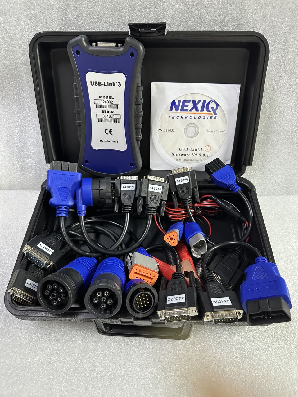 For NEXIQ 3 USB Link Truck Diagnostic Tool USB link 3 Bluetooth Diesel Truck Diagnostic Tool OBD Troubleshooter Tool OBDII Truck Diagnostic Scanner 