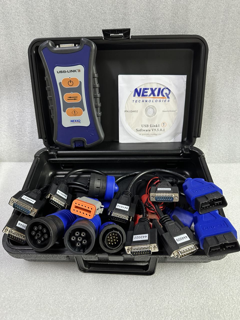For NEXIQ 3 USB Link Truck Diagnostic Tool USB link 3 Bluetooth Diesel Truck Diagnostic Tool OBD Troubleshooter Tool OBDII Truck Diagnostic Scanner 
