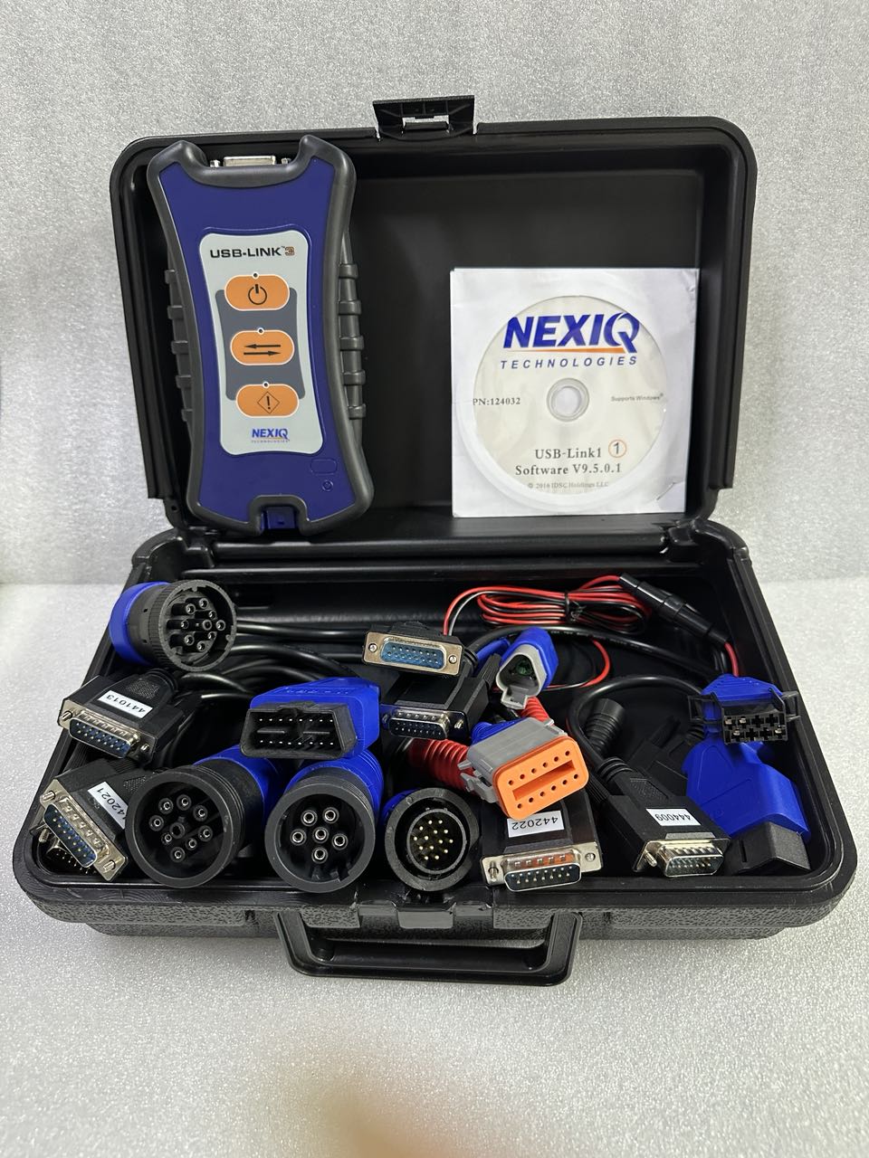 For NEXIQ 3 USB Link Truck Diagnostic Tool USB link 3 Bluetooth Diesel Truck Diagnostic Tool OBD Troubleshooter Tool OBDII Truck Diagnostic Scanner 