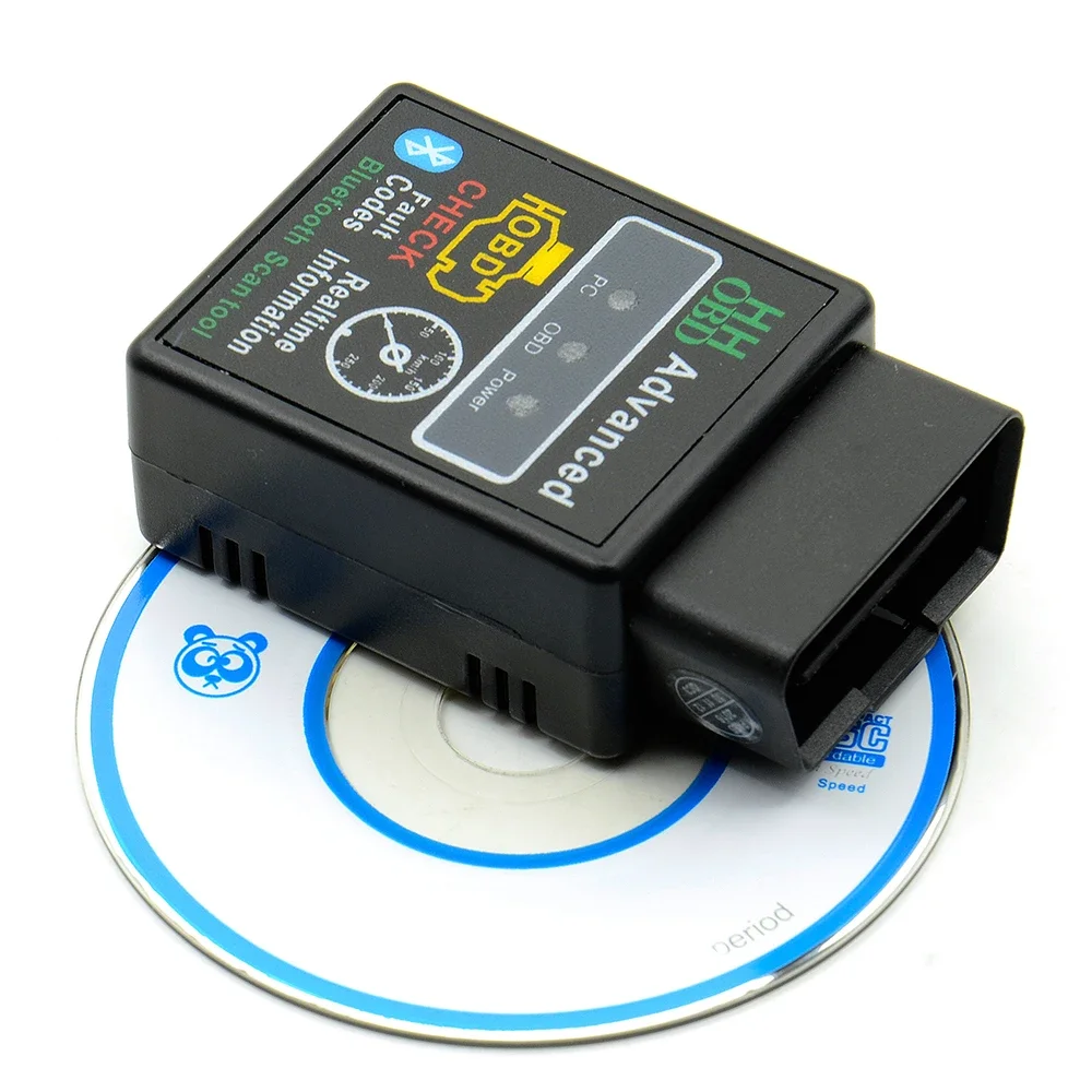 5Pcs/lot PL Ship for PIC18F25K80 ELM327 V1.5 Advanced HH OBD II CAN BUS Check Code Reader for Android/Windows ELM 327 OBD Bluetooth