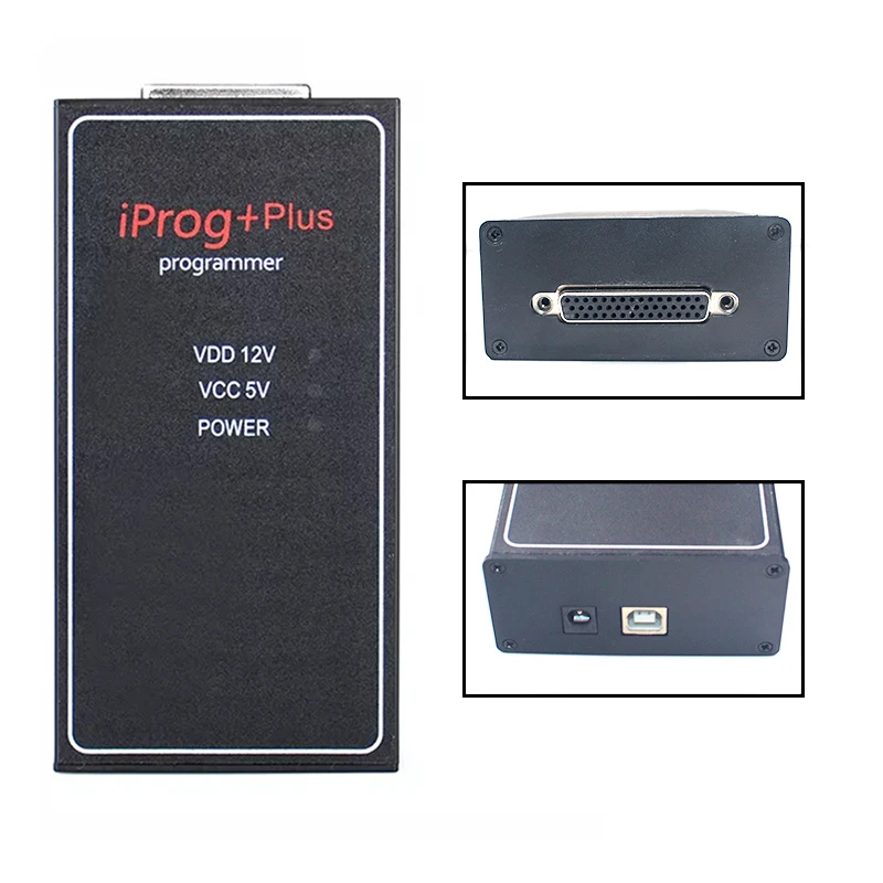 10pcs/lot Iprog Plus with 7 Adapters Iprog 3in1 IPROG Programmer Replace Carprog/Tango/Digiprog IMMO+Airbag Reset ECU Programmer