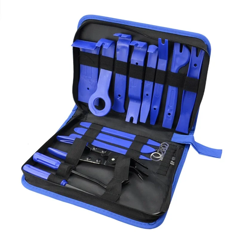 19pcs/Set 10sets Auto Trim Removal Tool Multi-purpose Non-slip Plastic Car Door Panel Dash Audio Radio Disassembly Tool Kits for Dashboard Installation