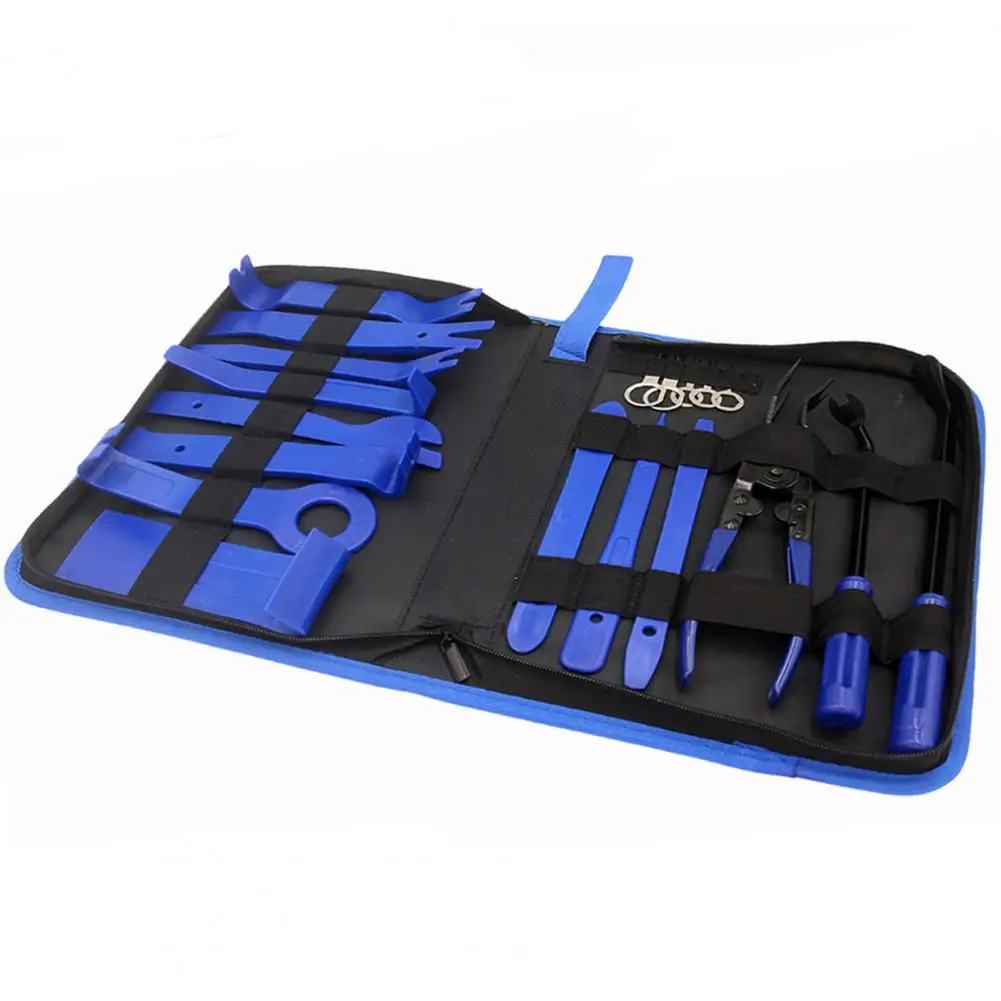 19pcs/Set 10sets Auto Trim Removal Tool Multi-purpose Non-slip Plastic Car Door Panel Dash Audio Radio Disassembly Tool Kits for Dashboard Installation
