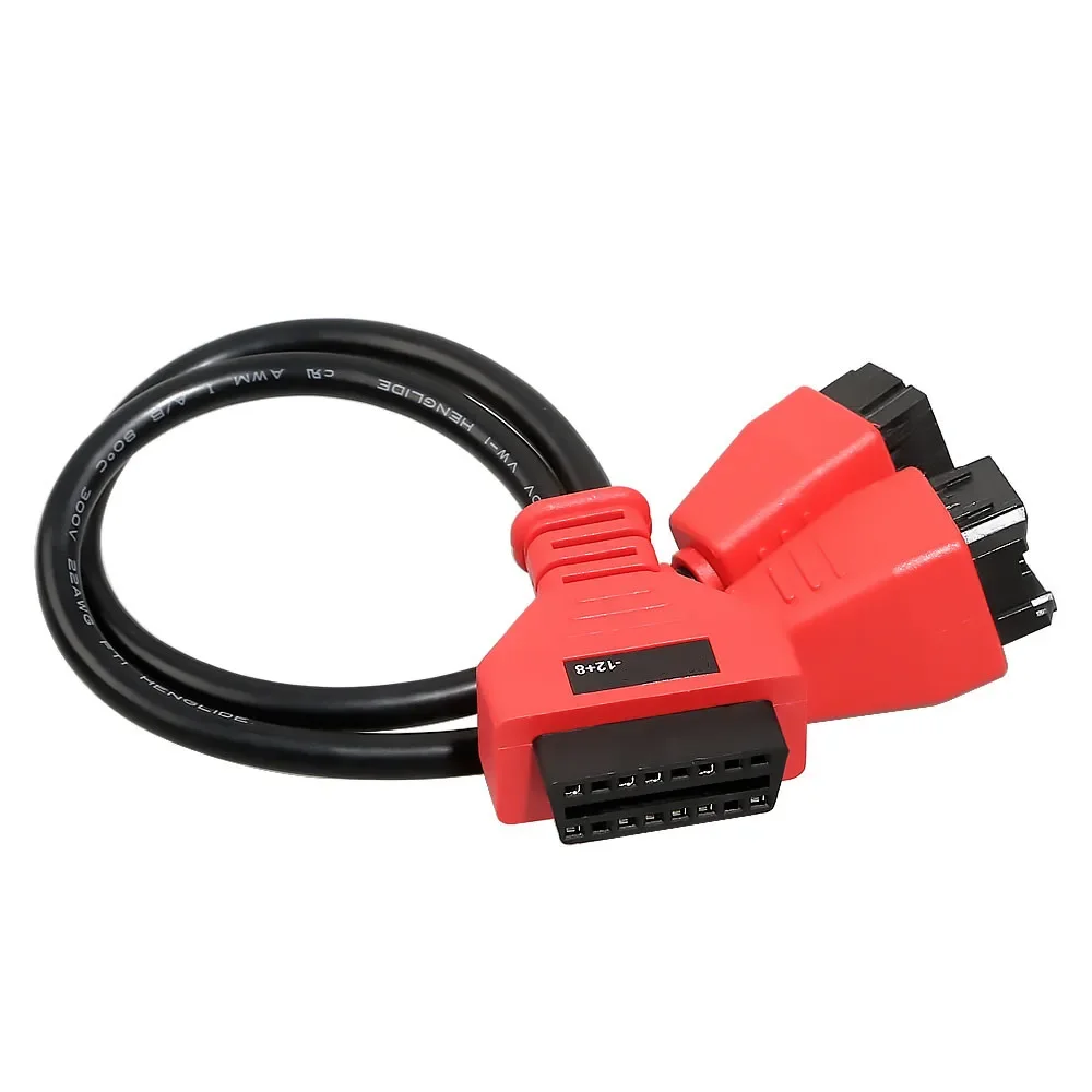 10Pcs/lot Diagnostic Cable for Chrysler 12+8 OBD2 Adapter Cable for Autel DS808 Maxisys 906 PRO OBDII Extension Cable