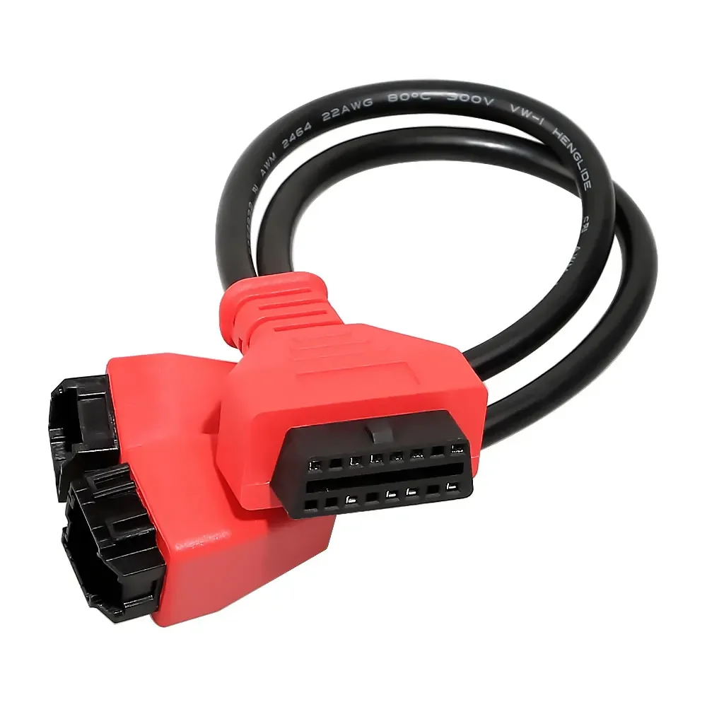 10Pcs/lot Diagnostic Cable for Chrysler 12+8 OBD2 Adapter Cable for Autel DS808 Maxisys 906 PRO OBDII Extension Cable